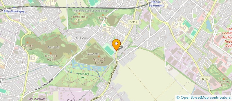 localisation de l'entreprise LAZURA à HENIN-BEAUMONT