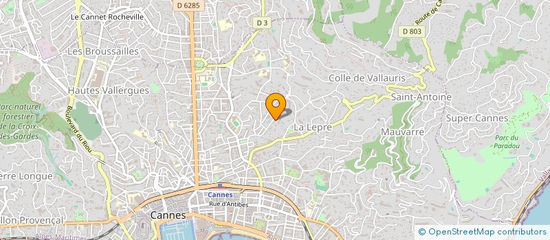 localisation de l'entreprise LAZURKA à CANNES
