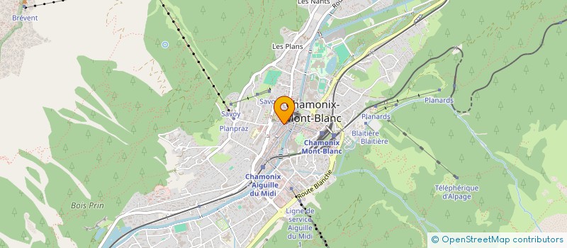 localisation de l'entreprise LAZY BOYZ  CHAMONIX-MONT-BLANC