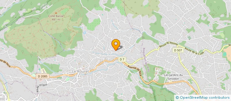 localisation de l'entreprise LAZY DEVS  LE ROURET