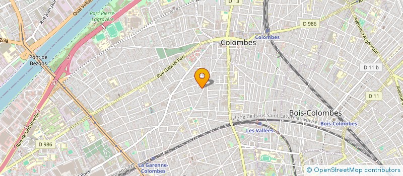 localisation de l'entreprise LAZY EYE  COLOMBES