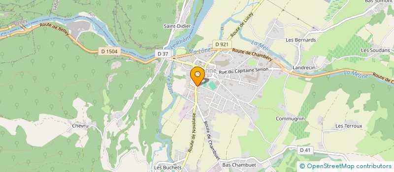 localisation de l'entreprise LAZZA PIZZA  YENNE