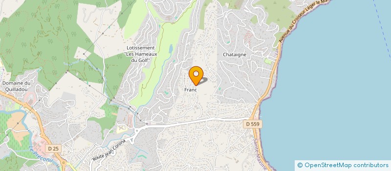 localisation de l'entreprise LAZZARI CARRELAGE à SAINTE-MAXIME