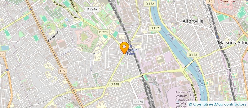 localisation de l'entreprise LAZZARI ET ASSOCIES à VITRY-SUR-SEINE