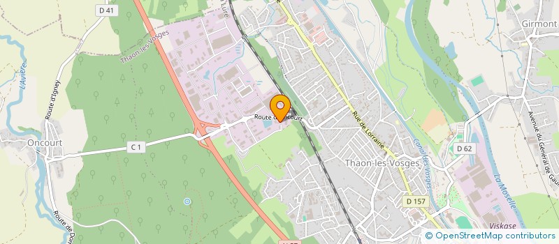 localisation de l'entreprise LAZZARIN CARRELAGES  THAON-LES-VOSGES