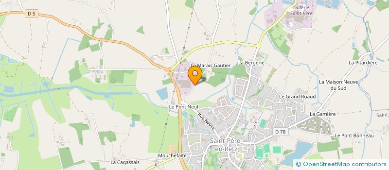 localisation de l'entreprise LAZZARO  SAINT-PERE-EN-RETZ