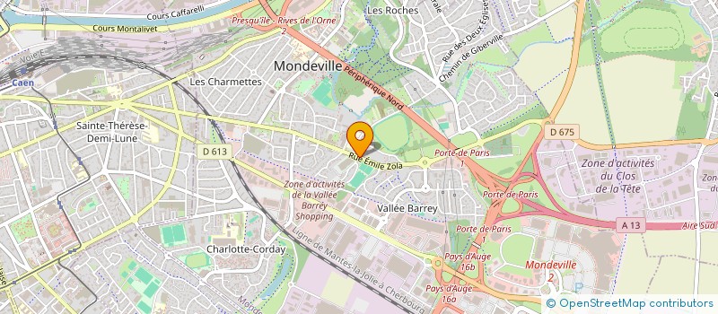 localisation de l'entreprise LAZZAROSE à MONDEVILLE