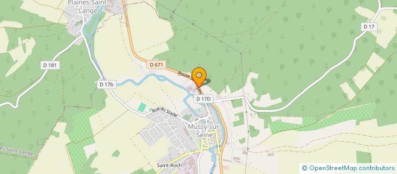 localisation de l'entreprise LAZZAROTTI  MUSSY-SUR-SEINE