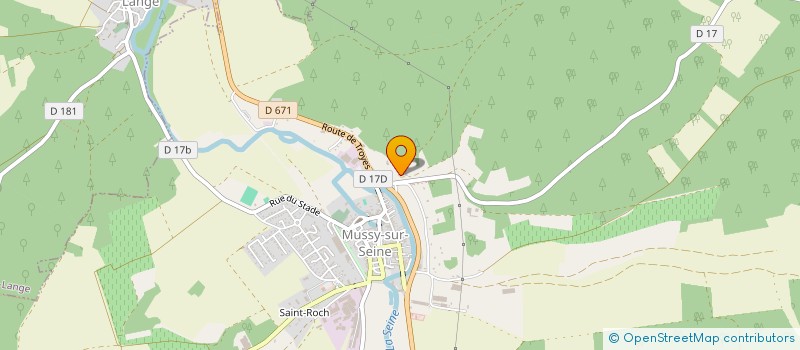 localisation de l'entreprise LAZZAROTTI CLAIR EMILIE  MUSSY-SUR-SEINE