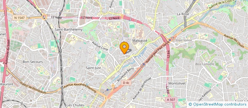 localisation de l'entreprise LAZZERI HOLDING à MARSEILLE