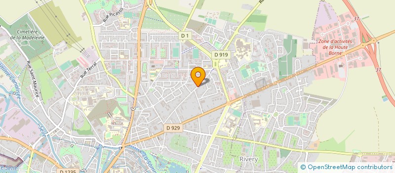 localisation de l'entreprise LB 200 à AMIENS