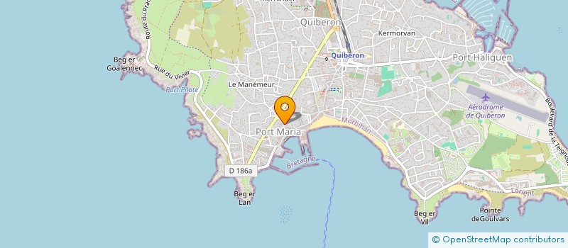 localisation de l'entreprise LB 474  QUIBERON