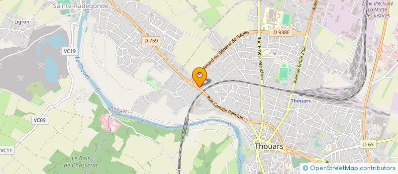 localisation de l'entreprise LB  THOUARS