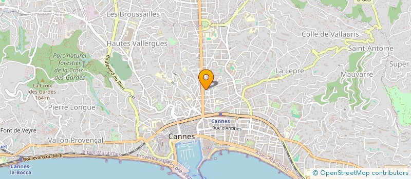 localisation de l'entreprise LB à CANNES