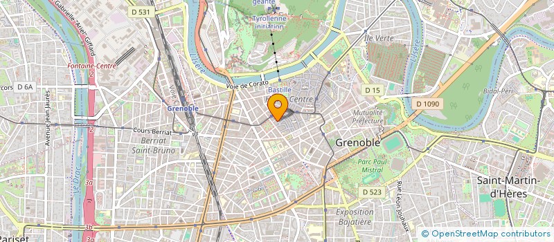 localisation de l'entreprise LB à GRENOBLE