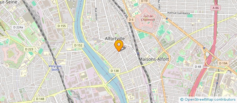 localisation de l'entreprise LB à ALFORTVILLE