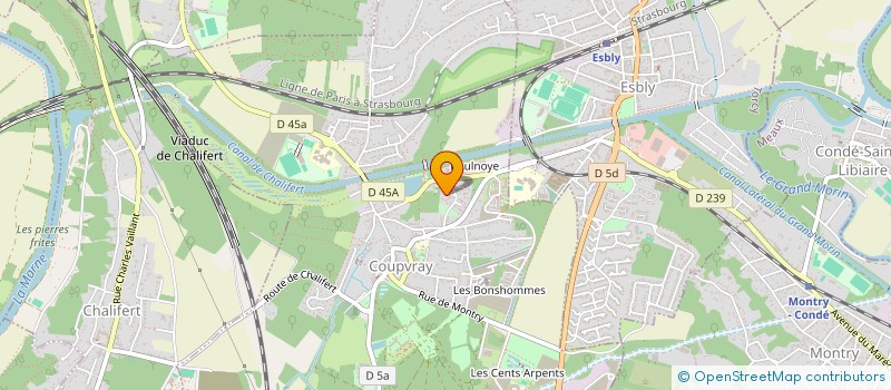 localisation de l'entreprise LB  COUPVRAY