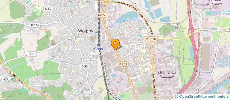 localisation de l'entreprise LB 57 CONSTRUCTION  WOIPPY