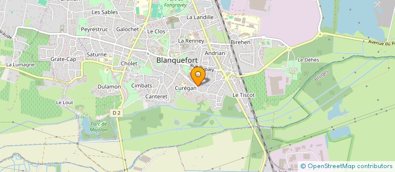 localisation de l'entreprise LB à BLANQUEFORT