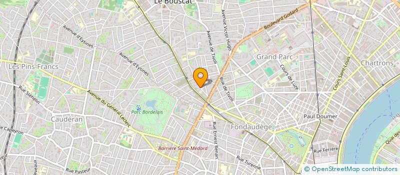 localisation de l'entreprise LB à LE BOUSCAT