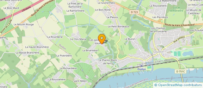 localisation de l'entreprise LB  OUDON