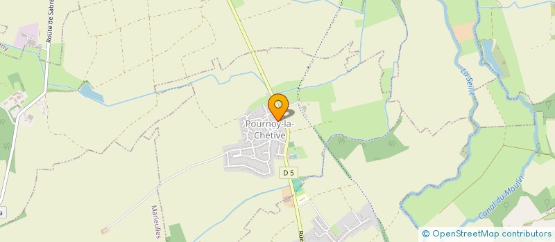 localisation de l'entreprise LB  POURNOY-LA-CHETIVE