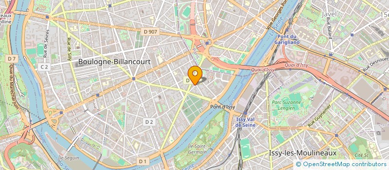 localisation de l'entreprise LB à BOULOGNE-BILLANCOURT