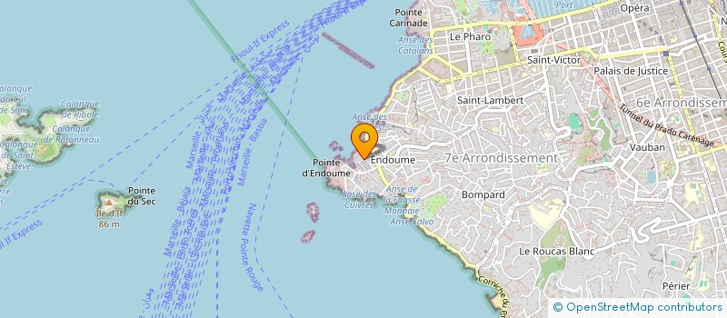 localisation de l'entreprise LB à MARSEILLE