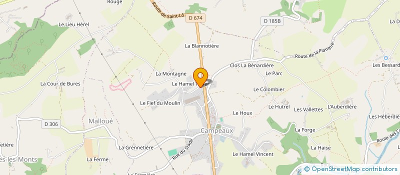 localisation de l'entreprise LB  SOULEUVRE EN BOCAGE