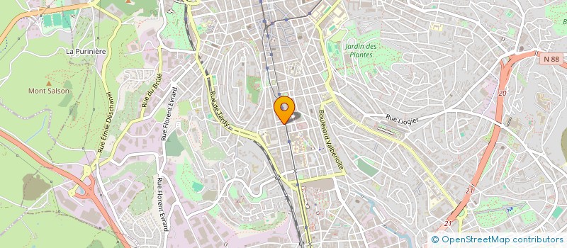 localisation de l'entreprise LB  SAINT-ETIENNE