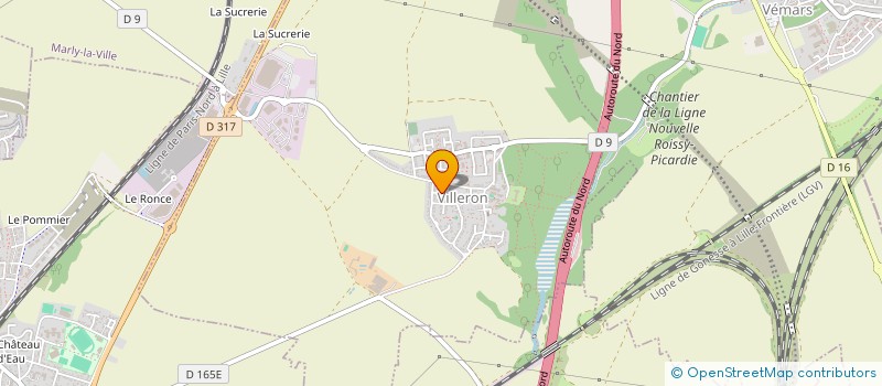 localisation de l'entreprise LB  VILLERON