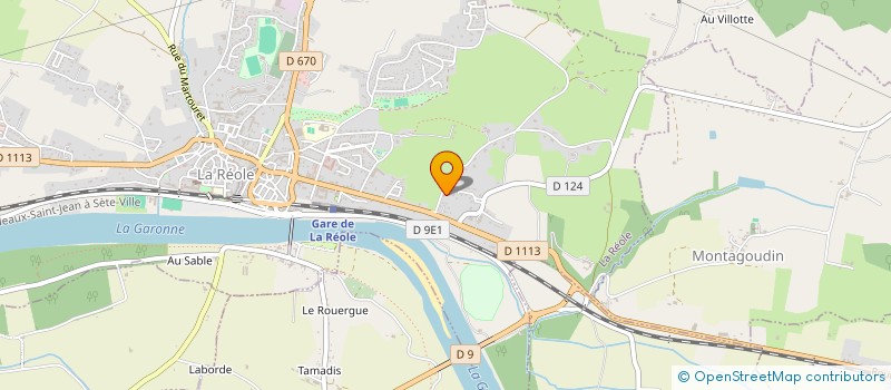 localisation de l'entreprise LB  LA REOLE