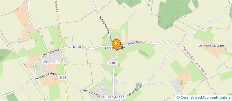 localisation de l'entreprise LB AMENAGEMENT  LE TORP-MESNIL