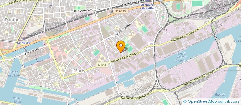 localisation de l'entreprise LB AUBERVILLE à LE HAVRE