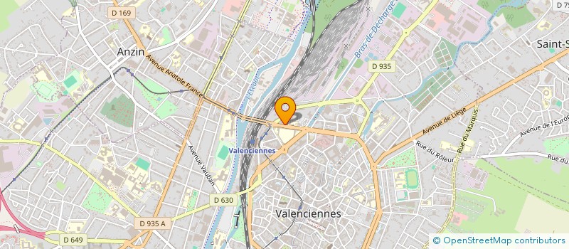 localisation de l'entreprise LB AUTOGLASS à VALENCIENNES