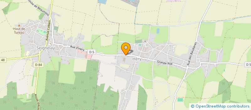 localisation de l'entreprise LB AUTOMATION à HERY