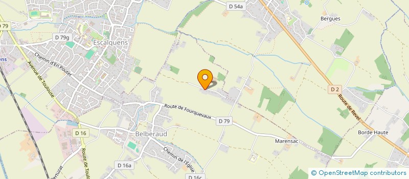 localisation de l'entreprise LB AUTOMOBILE  BELBERAUD