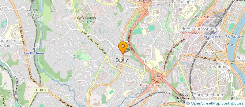 localisation de l'entreprise LB AYNARD  ECULLY