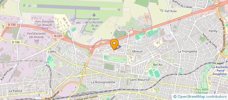 localisation de l'entreprise LB BATIMENT  LA ROCHELLE