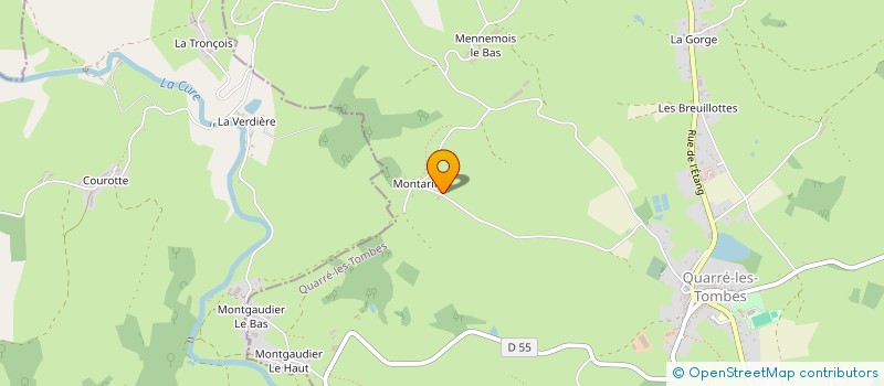 localisation de l'entreprise LB BATIMENT  QUARRE-LES-TOMBES