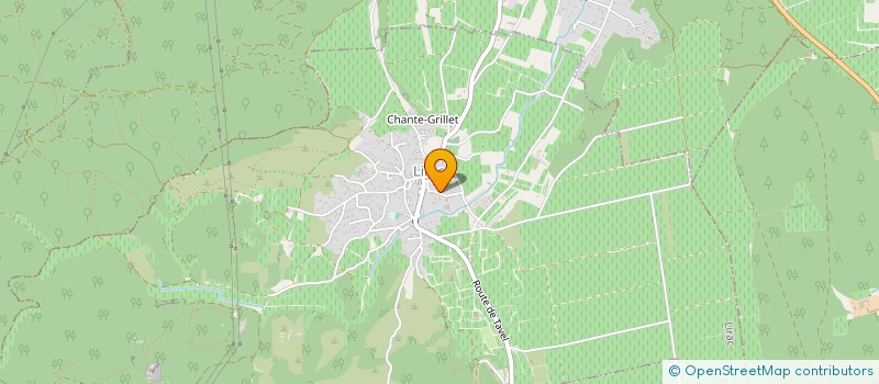 localisation de l'entreprise LB BEAUMONT  LIRAC