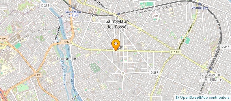 localisation de l'entreprise LB BEAUTE  SAINT-MAUR-DES-FOSSES