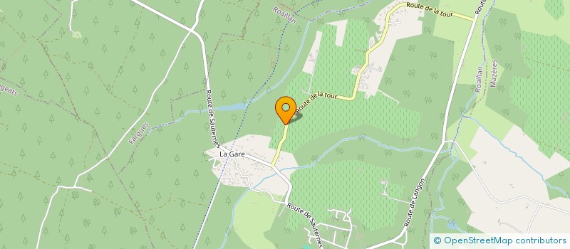 localisation de l'entreprise LB BZH  ROAILLAN