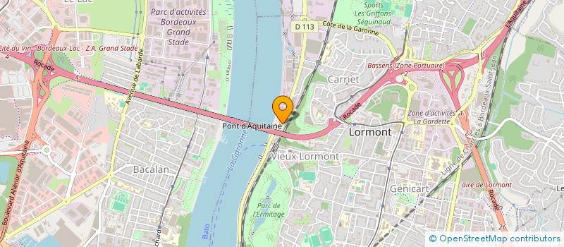 localisation de l'entreprise LB CAPITAL  LORMONT