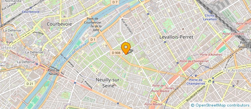 localisation de l'entreprise LB CAPITAL à NEUILLY-SUR-SEINE