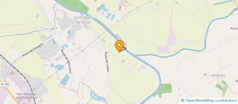 localisation de l'entreprise LB CERBERE  SAINT-JEAN-DE-RIVES