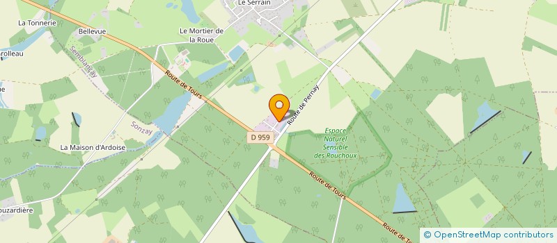 localisation de l'entreprise LB CLIMATIQUE  SEMBLANCAY