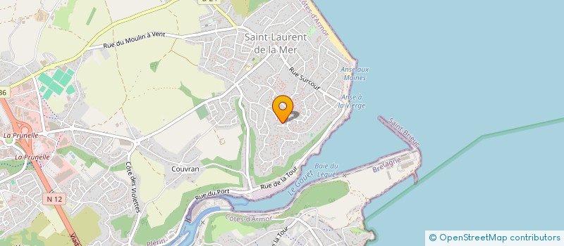 localisation de l'entreprise LB COBAT 22 à PLERIN