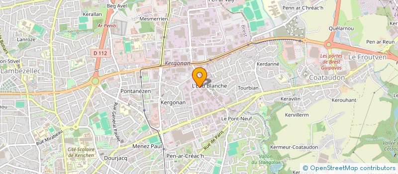 localisation de l'entreprise LB COLLECTIONS à BREST