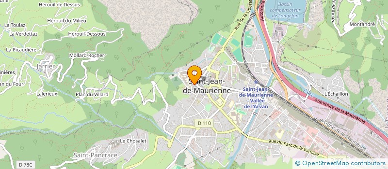 localisation de l'entreprise LB COMPTA à SAINT-JEAN-DE-MAURIENNE